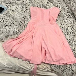 Chula strapless dress in pink Lucy in the Sky